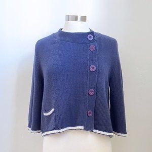 Paul & Joe Sister knit sweater jacket, cotton/cashmere, M-L